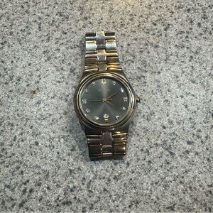 Bulova Black and Gold Men's Watch